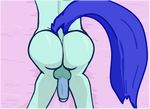  balls bedroom butt equine foxfoxplz fur horse inside male mammal penis pony raised_tail solo 