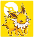  cute eeveelution jolteon nintendo pok&#233;ball pok&#233;mon pok&eacute;ball pok&eacute;mon rag. solo video_games 