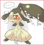  blush cum cum_everywhere female looking_at_viewer lying mawile messy nintendo pok&#233;mon pok&eacute;mon pussy pussy_juice red_eyes unknown_artist video_games 