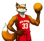  alpha_channel anthro basketball canine clothing college elion fba fox jake_turner male mammal muscles pac pecs plain_background pose solo sport uniform wendingo 