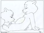 black_and_white care_bears cub desiree_lee erection fellatio female male monochrome oral oral_sex penis plain_background sex straight white_background young 