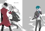  35_(pixiv) hat persona persona_3 polychromatic short_hair skirt socks tagme_(character) 