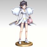  1girl bag black_hair blue_eyes carnet_(pokemon) clenched_teeth gonzarez handbag hips jewelry knees legs necklace nintendo pokemon pokemon_(game) pokemon_xy purse shoes smile solo super_smash_bros. teeth trophy 