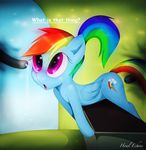  cub cum equine female friendship_is_magic fur hair hi_res hooves howl_echoes mammal multi-colored_hair my_little_pony pegasus ponytail rainbow rainbow_dash_(mlp) tentacles wings young 