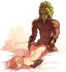  1boy 1girl armand_sheran_sharm cra cra_f cum cum_on_back cum_on_body cum_on_upper_body cumshot ejaculation elf evangelyne faustsketcher pointy_ears sadida sadida_m uncensored wakfu 