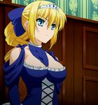  blonde_hair blue_eyes highres screencap seikoku_no_dragonar silvia_lautreamont solo tiara 