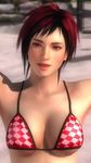  1girl 3d bikini breasts dead_or_alive dead_or_alive_5 large_breasts mila_(dead_or_alive) red_hair screencap solo swimsuit tecmo 