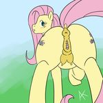  appelknekten blue_eyes blush breasts clitoral_winking clitoris cutie_mark dock equine erect_nipples female feral fluttershy_(mlp) friendship_is_magic fur hair hi_res hooves horse long_hair looking_at_viewer mammal my_little_pony nipples one_eye_closed open_mouth pegasus pink_hair pony presenting pussy raised_tail solo spread_legs spreading teats wings wink yellow_fur 