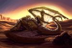  after_masturbation anus black_penis cum cum_on_stomach dragon erection feral golden_scales green_scales karukuji knot looking_at_viewer lying male masturbation nude on_back outside penis solo spread_legs spreading sunset wings 