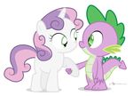  animated blush boop couple dm29 duo equine female friendship_is_magic green_eyes hair horn male mammal my_little_pony nose_kiss pink_hair plain_background purple_hair slit_pupils spike_(mlp) sweetie_belle_(mlp) two_tone_hair unicorn white_background 