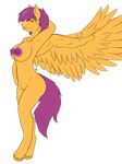  alpha_channel anthro anthrofied big_breasts breasts equine female friendship_is_magic fur hair kralthe mammal my_little_pony nipples nude orange_fur pegasus plain_background purple_eyes purple_hair purple_nipples scootaloo_(mlp) smile solo standing transparent_background wings 