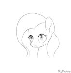  blush equine female floppy_ears fluttershy_(mlp) friendship_is_magic laugh mammal mlpanon my_little_pony pegasus plain_background sketch solo white_background wings 