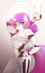  &lt;3 anthro anthrofied antiander equine female flying friendship_is_magic green_eyes hair hand_on_hip horn hovering machine mammal mechanical my_little_pony pink_hair plain_background portal_(series) pose purple_hair robot solo sweetie_belle_(mlp) two_tone_hair unicorn valve white_background 