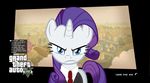  &gt;:d angry blue_eyes cloud equine farm female feral flare-chaser friendship_is_magic fur grand_theft_auto_v hair horn long_hair looking_at_viewer mammal my_little_pony necktie ponification purple_hair rarity_(mlp) solo suit unicorn village white_fur 