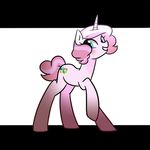 blue_eyes cutie_mark equine female feral friendship_is_magic fur hair hi_res horn kilala97 looking_at_viewer mammal my_little_pony original_character plain_background shaded smile solo two_tone_hair unicorn 