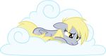  alpha_channel derpy_hooves_(mlp) equine female feral friendship_is_magic frown horse mammal my_little_pony pegasus pony solo wings zacatron94 
