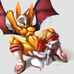  anthro bat breasts canine cum cumshot duo eyelashes female half-closed_eyes hi_res hyper hyper_penis kayla-na male mammal nipple_piercing nipples nude open_mouth orgasm penis piercing plain_background pussy rouge_the_bat sega size_difference sonic_(series) spread_legs spreading tongue tongue_out wings 