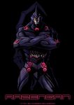  butcherboy character_name cropped_legs crossed_arms extra_mouth glowing glowing_eyes horn lazengann looking_at_viewer manly mecha no_humans sharp_teeth simple_background standing super_robot teeth tengen_toppa_gurren_lagann yellow_eyes 