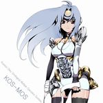  artist_request blue_hair kos-mos red_eyes solo thighhighs xenosaga xenosaga_episode_i 