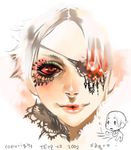  eyepatch red_eyes tagme tetz-co white_hair 