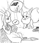  &#9792; &#9794; eeveelution female feral flareon gender_transformation glaceon glo-in-the-dark intersex_symbol nintendo pok&#233;mon pok&eacute;mon video_games 