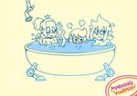  3girls bathtub crazy_sunshine daifuku_(crazy_sunshine) female lacie_(crazy_sunshine) lacie_caramelle md5_mismatch multiple_girls shelbie_(crazy_sunshine) tongue 