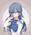  1girl blue_eyes blue_hair hat long_hair megami_tensei persona persona_4 sayu030b shin_megami_tensei shirogane_naoto 