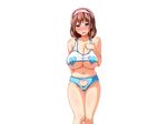  areola_slip breasts erect_nipples heart heart_cutout heart_pasties kedamono-tachi_no_sumu_ie_de large_breasts midriff pasties pin-point pubic_hair simple_background solo takeda_hiromitsu thigh_gap transparent_background white_background 