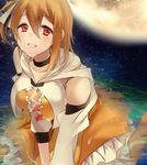  blonde_hair kagerou_project kisaragi_momo long_hair miseo_(mrkglove) orange_hair red_eyes side_ponytail smile solo star wet 