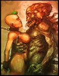  big_breasts breasts chain chained collar female forced hug human mammal monster mutant neurodyne nightmare_fuel nipples nude punk rape saliva sex sketch undead wet 