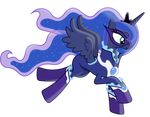  absurd_res alpha_channel blue_hair costume crown equine female feral friendship_is_magic hair hi_res horn looking_at_viewer mammal mask my_little_pony power_ponies_(mlp) princess_luna_(mlp) solo tiara vector-brony winged_unicorn wings 
