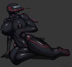  big_breasts breasts female living_aircraft nipples renthedragon sitting solo sr-71_blackbird unknown_artist 