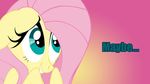  blue_eyes english_text equine female fluttershy_(mlp) friendship_is_magic grievousfan hair mammal my_little_pony pegasus pink_hair portrait smile solo text wings 