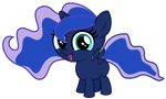  absurd_res alpha_channel blue_eyes blue_fur blue_hair cute equine female friendship_is_magic fur hair hi_res horn horse magister39 mammal my_little_pony open_mouth plain_background pony princess_luna_(mlp) solo transparent_background two_tone_hair winged_unicorn wings young 