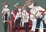  haruna_(kancolle) hiei_(kancolle) kantai_collection kirishima_(kancolle) kongou_(kancolle) tagme tagme_(artist) 