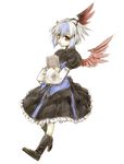  bad_id bad_pixiv_id book cervus head_wings multicolored_hair short_hair single_head_wing solo tokiko_(touhou) touhou wings 