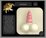  armadillo balls erection feral male mammal mouse nintendo penis pok&#233;dex pok&#233;mon pok&eacute;dex pok&eacute;mon rodent sandslash solo text video_games zekromlover 