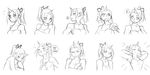  ? basilisk demon_mages expressions greyscale hair_ribbon horn jason_robinson monochrome monster_girl ponytail ribbon sketch tank_top toned ziggy_kakziga 