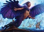  female magic_the_gathering michael_c._hayes siren wings 