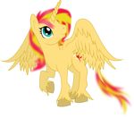  absurd_res alpha_channel equestria_girls equine female feral hi_res horn horse mammal my_little_pony pony solo sunset_shimmer_(eg) theshadowstone winged_unicorn wings 