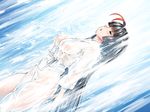  black_hair gen_(genetrix) japanese_clothes long_hair original see_through water wet 