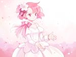  bad_id bad_pixiv_id dress flower hair_flower hair_ornament original pink_eyes pink_hair shati short_hair solo 