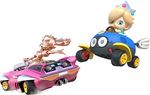  :d baby baby_rosalina blush car cart clothed clothing crown cute dress driving duo female gloves gold hair happy headgear human kart looking_at_viewer mammal mario_bros mario_kart mario_kart_8 nintendo open_mouth pink_gold_peach princess princess_peach princess_rosalina raised_arm royalty size_difference smile smoke tongue unknown_artist video_games wings young 