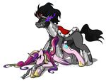  black_fur black_hair bondage bound chain equine female feral forced friendship_is_magic fur hair horn keihound king_sombra_(mlp) male mammal multi-colored_hair my_little_pony pink_fur princess_cadance_(mlp) purple_eyes rape red_eyes sex straight unicorn winged_unicorn wings 