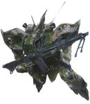  camouflage gelgoog gelgoog_jager gun gundam gundam_0080 kazuhisa_kondo lowres mecha official_art weapon 