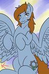  equine feral horse male mammal my_little_pony original_character pegasus pony solo wings 