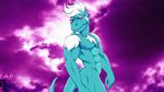  abs angelus_draco anthro biceps big_muscles blue_dragon blue_eyes blue_scales blue_theme body_hair chest_hair dragon eyebrows fabfelipe hair looking_at_viewer male muscles nipples nude pecs pose scalie smile solo spread_legs spreading white_hair 