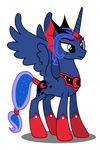  absurd_res baleyreeves crown cutie_mark dark_mirror_universe equine evil evil_counterpart female friendship_is_magic hi_res horn idw mammal mirror_universe my_little_pony princess_luna_(idw) princess_luna_(mlp) smile solo vector winged_unicorn wings 