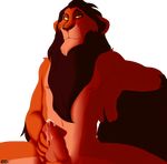  disney feline lion male mammal masturbation penis scar scar_(the_lion_king) solo the_lion_king 