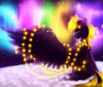 aurora_borealis cornelia_nelson digital_media_(artwork) equine fan_character friendship_is_magic girland male mammal my_little_pony night nude outside sky smile snow solo star starry_sky wings 